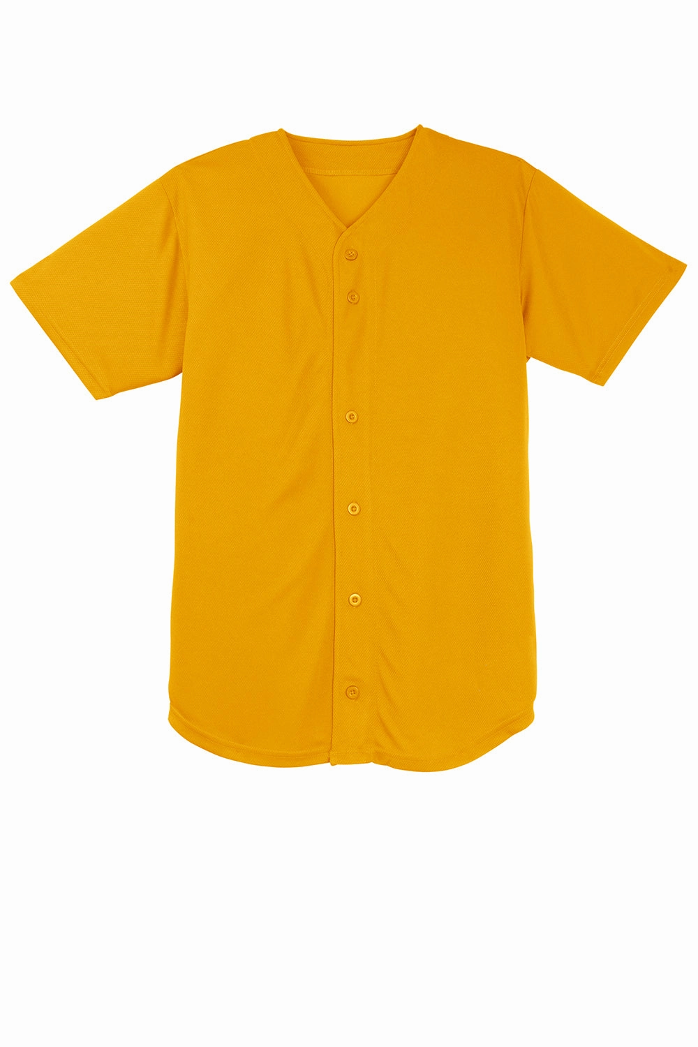 Sport-Tek Mens Tough Mesh Moisture Wicking Short Sleeve Jersey - Gold - Closeout