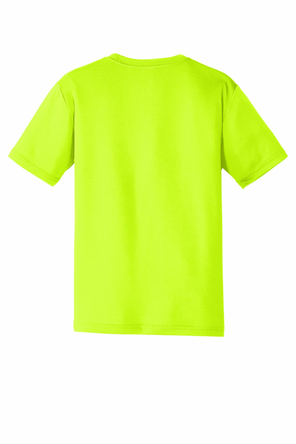 Sport-Tek Mens Tough Moisture Wicking Short Sleeve Crewneck T-Shirt - Neon Yellow
