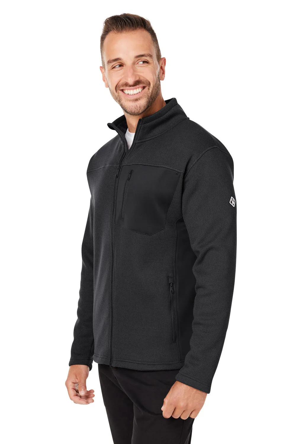 Spyder Mens Constant Canyon Full Zip Sweater Jacket - Black