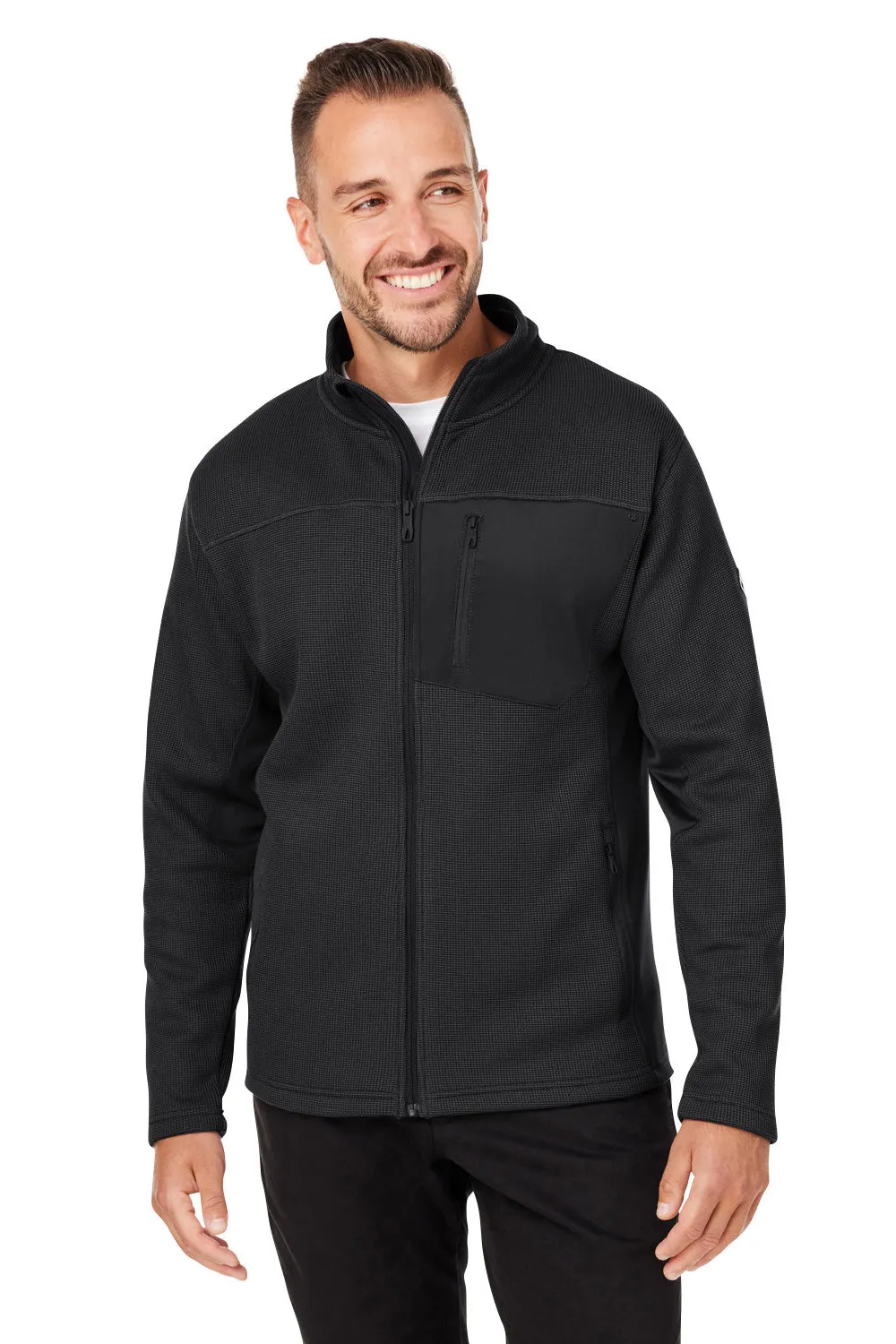 Spyder Mens Constant Canyon Full Zip Sweater Jacket - Black
