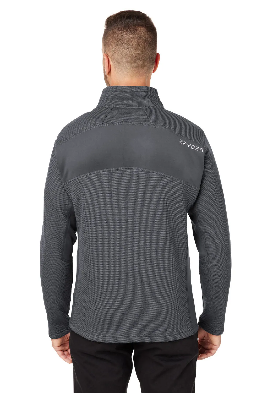 Spyder Mens Constant Canyon Full Zip Sweater Jacket - Polar Grey