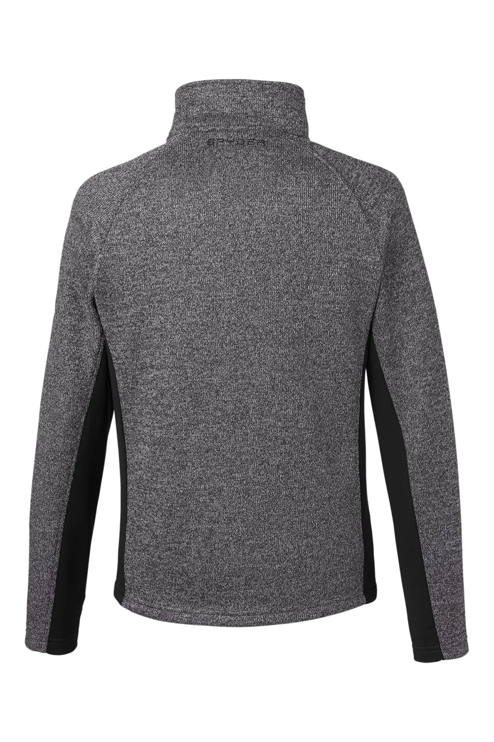 Spyder Mens Constant Full Zip Sweater Fleece Jacket - Polar Grey/Black