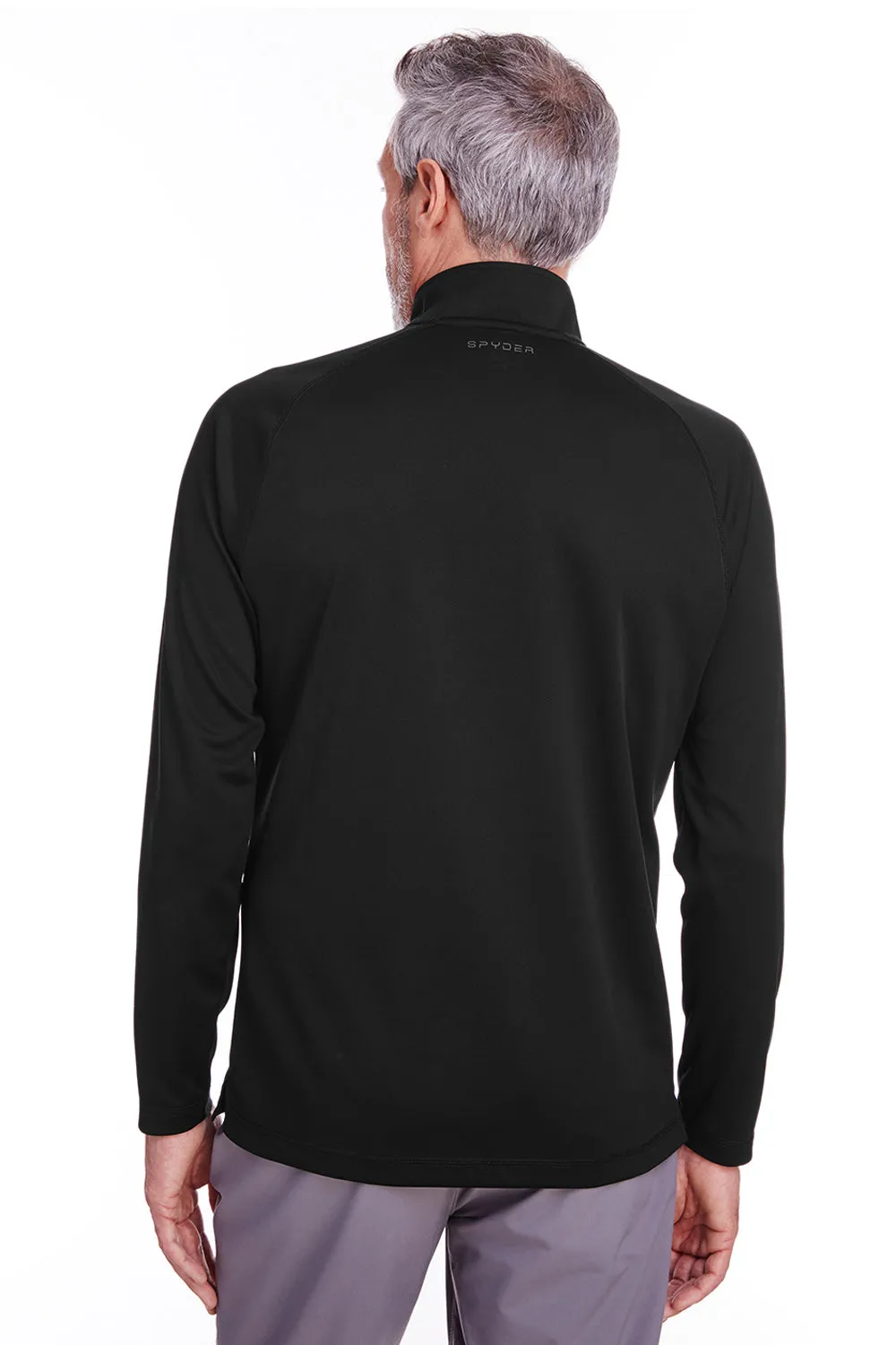 Spyder Mens Freestyle 1/4 Zip Sweatshirt - Black