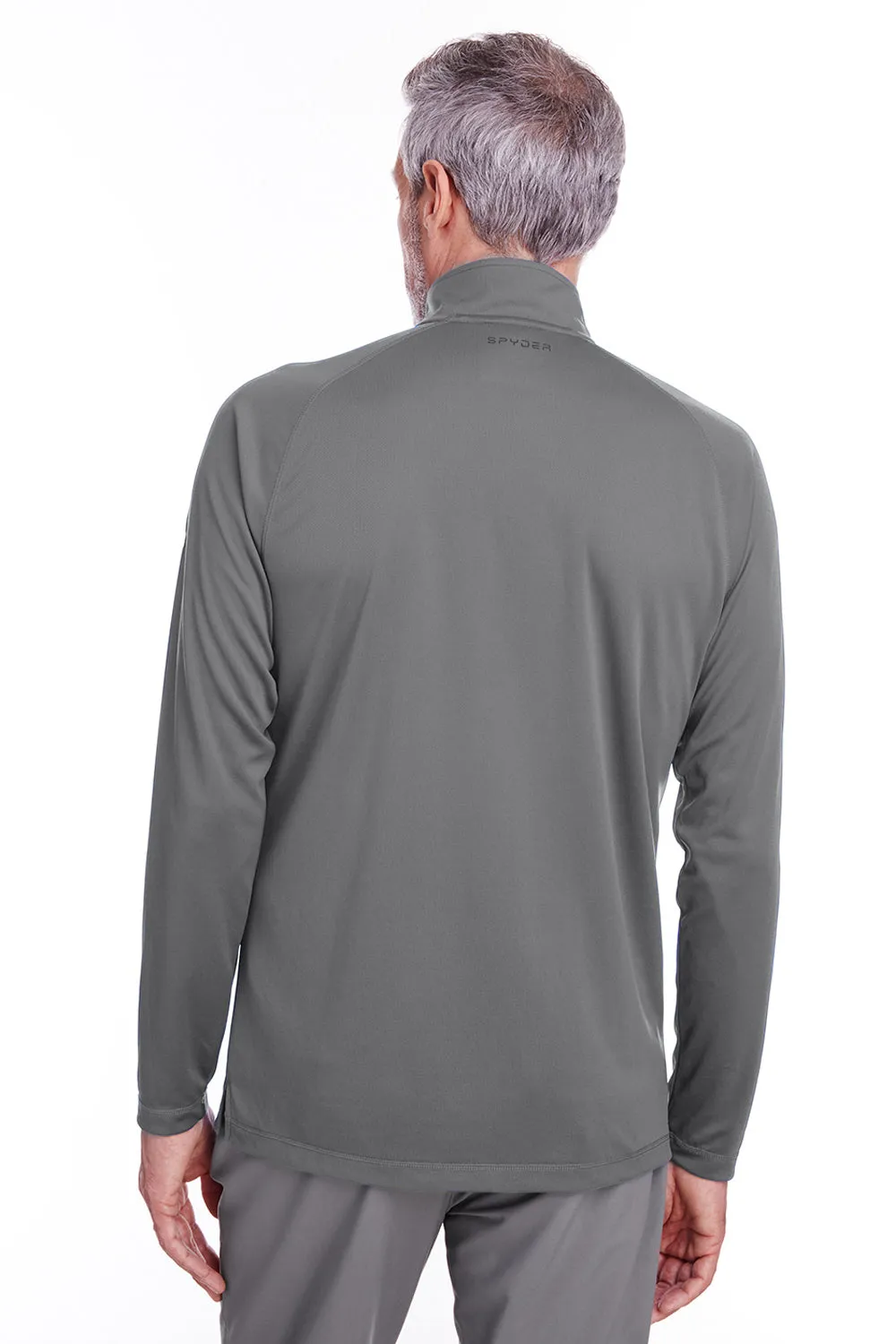 Spyder Mens Freestyle 1/4 Zip Sweatshirt - Polar Grey