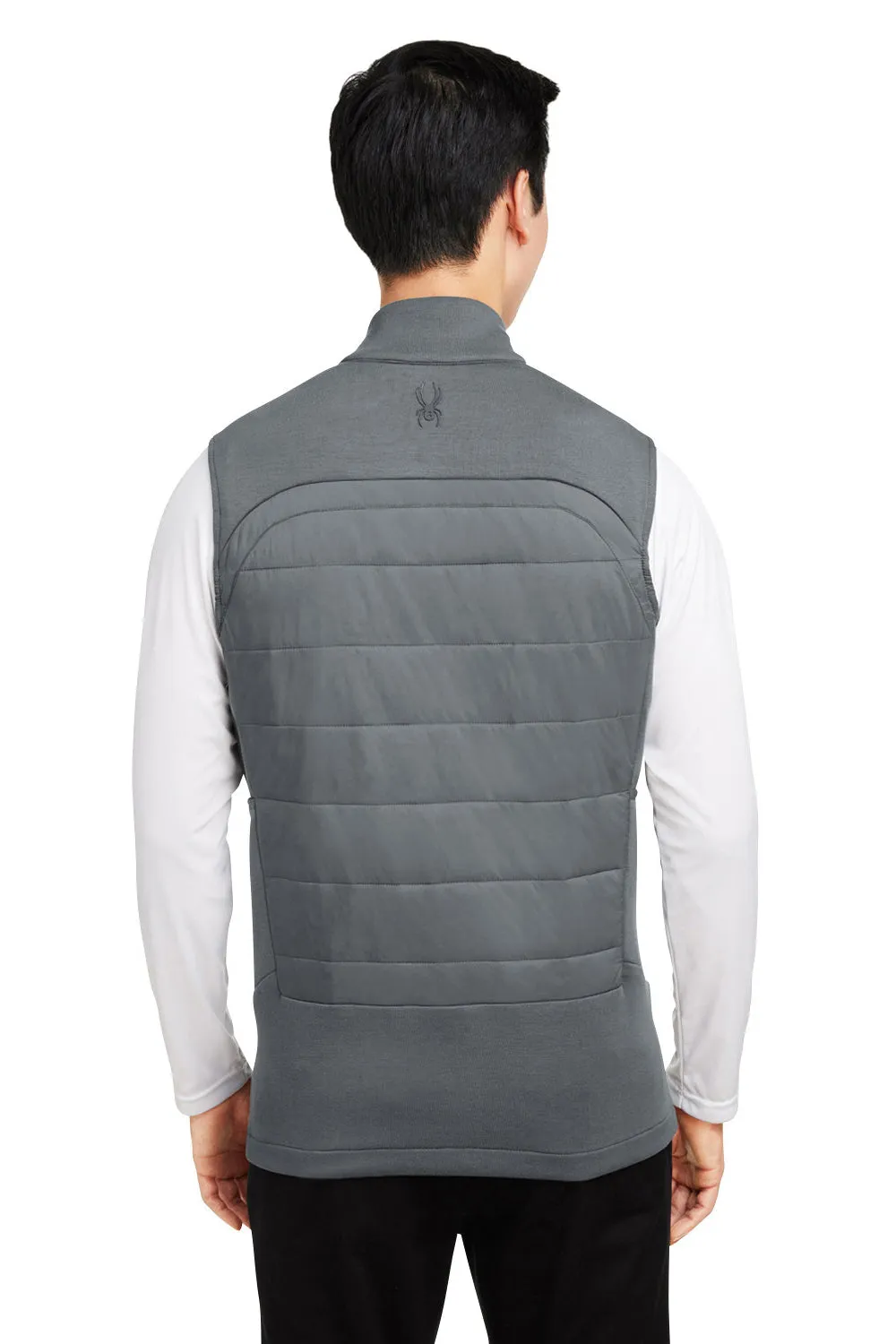 Spyder Mens Impact Full Zip Vest - Polar Grey