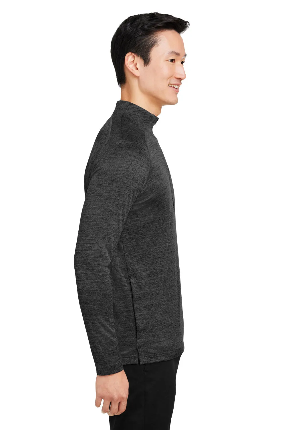 Spyder Mens Mission 1/4 Zip Sweatshirt w/ Pockets - Black