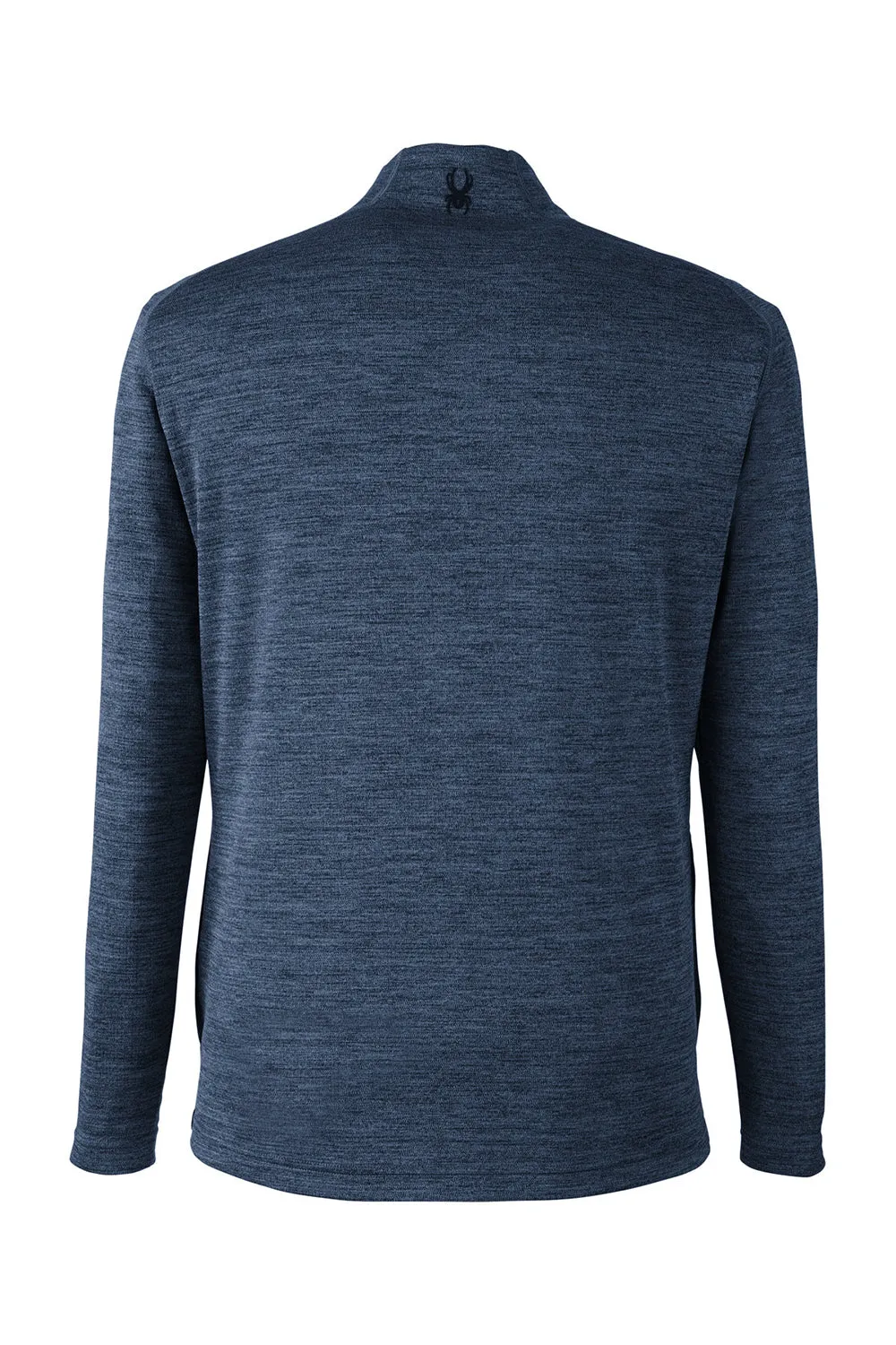 Spyder Mens Mission 1/4 Zip Sweatshirt w/ Pockets - Frontier Blue