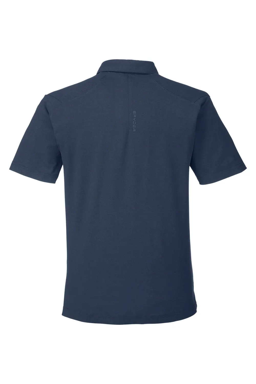 Spyder Mens Spyre Short UPF 40  Sleeve Polo Shirt - Frontier Blue Frost