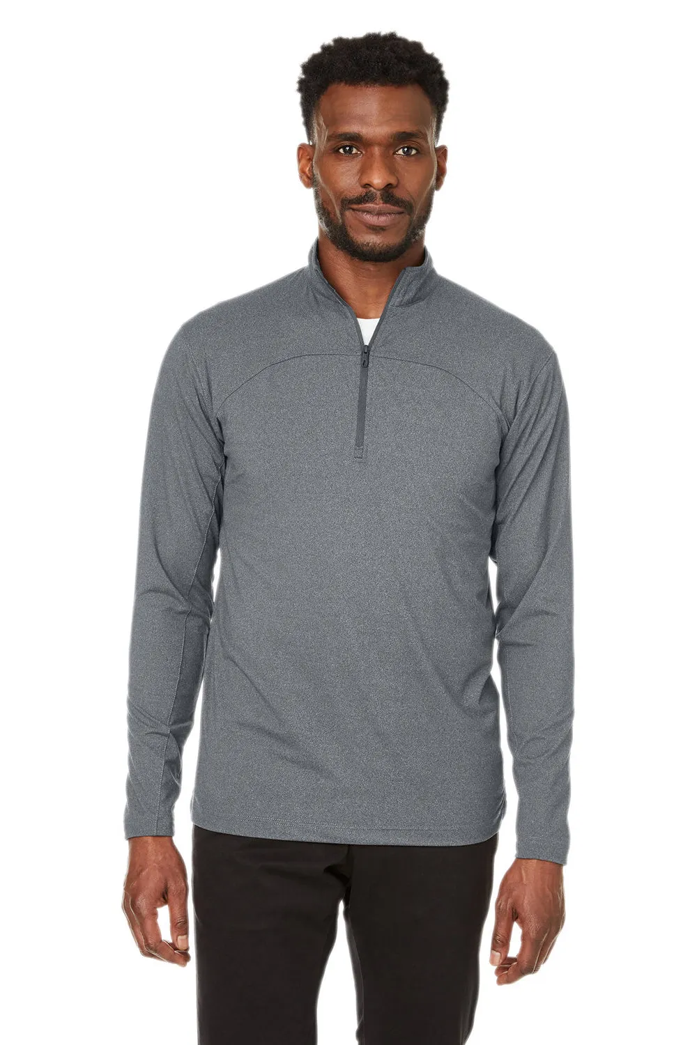 Spyder Mens Spyre UPF 40  1/4 Zip Sweatshirt - Polar Grey Frost