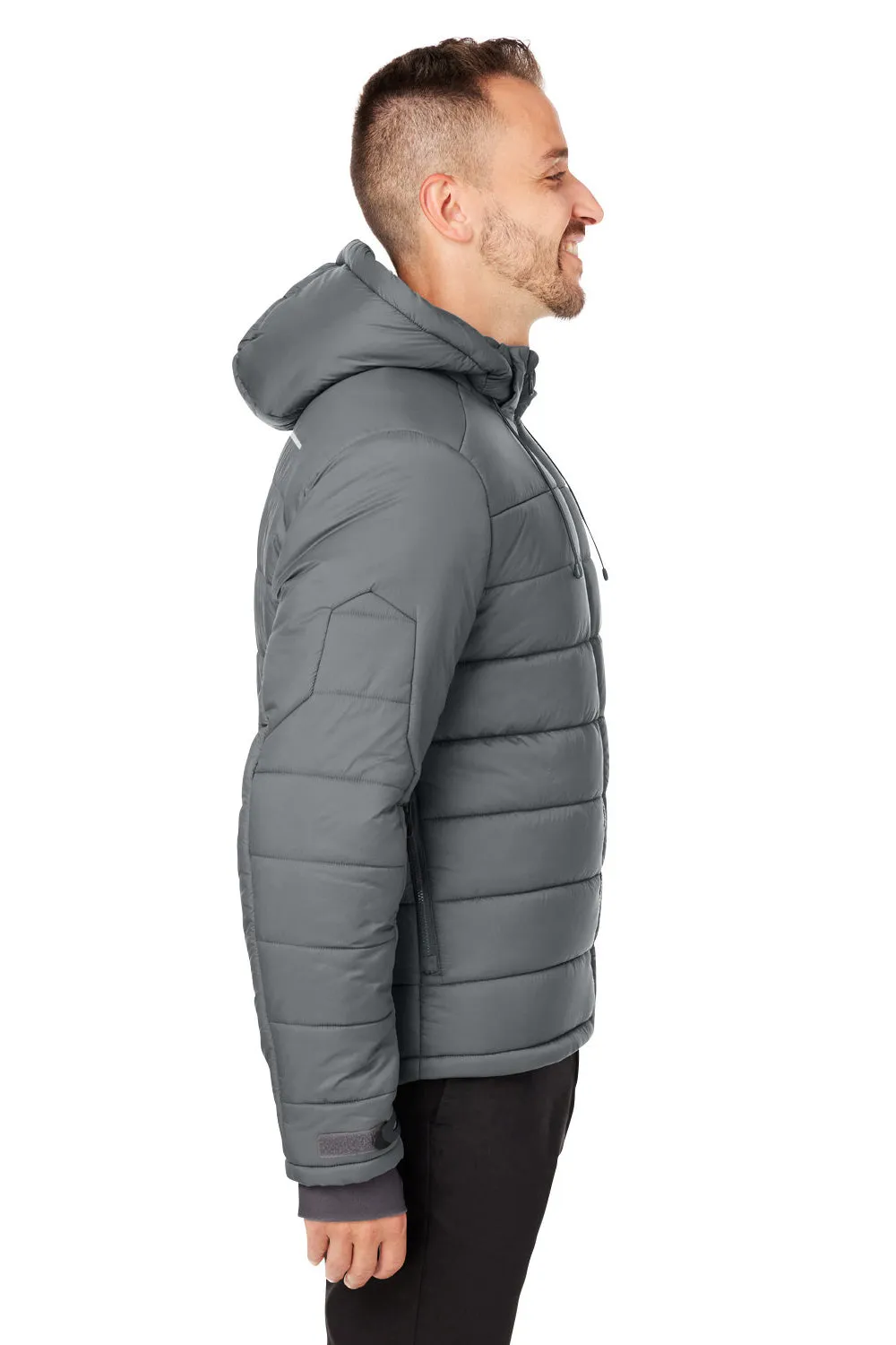 Spyder Mens Summit Challenger Full Zip Hooded Jacket - Polar Grey