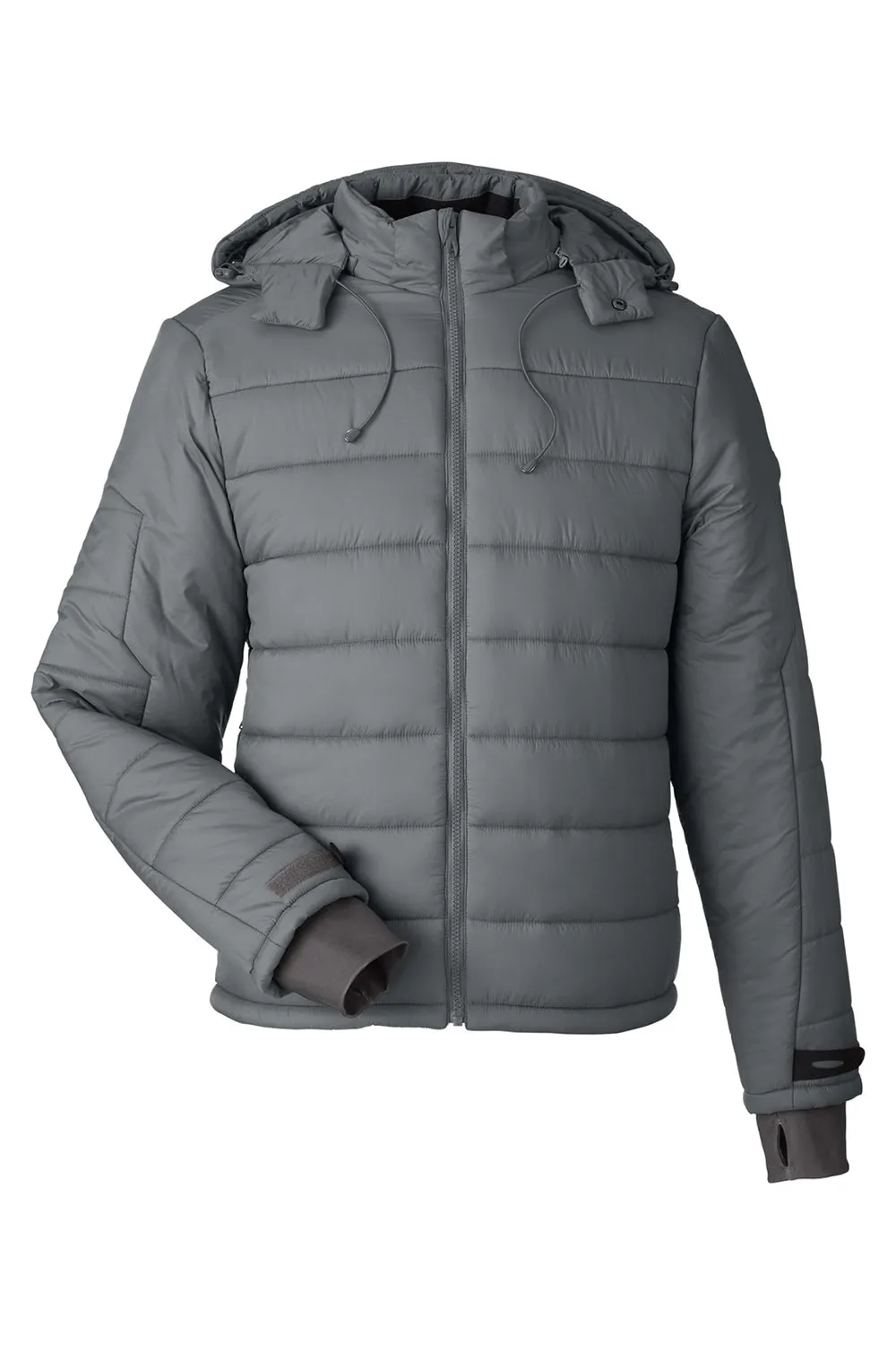 Spyder Mens Summit Challenger Full Zip Hooded Jacket - Polar Grey