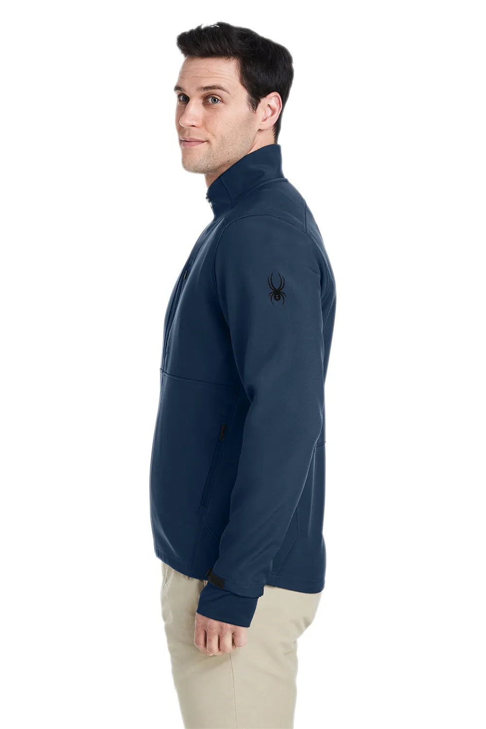 Spyder Mens Touring Full Zip Jacket - Frontier Blue