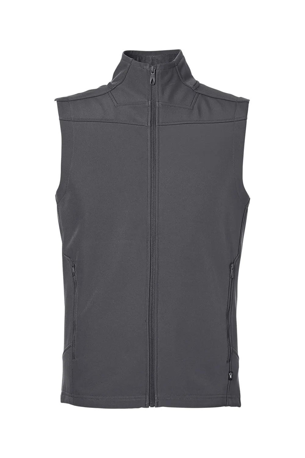 Spyder Mens Touring Full Zip Vest - Polar Grey