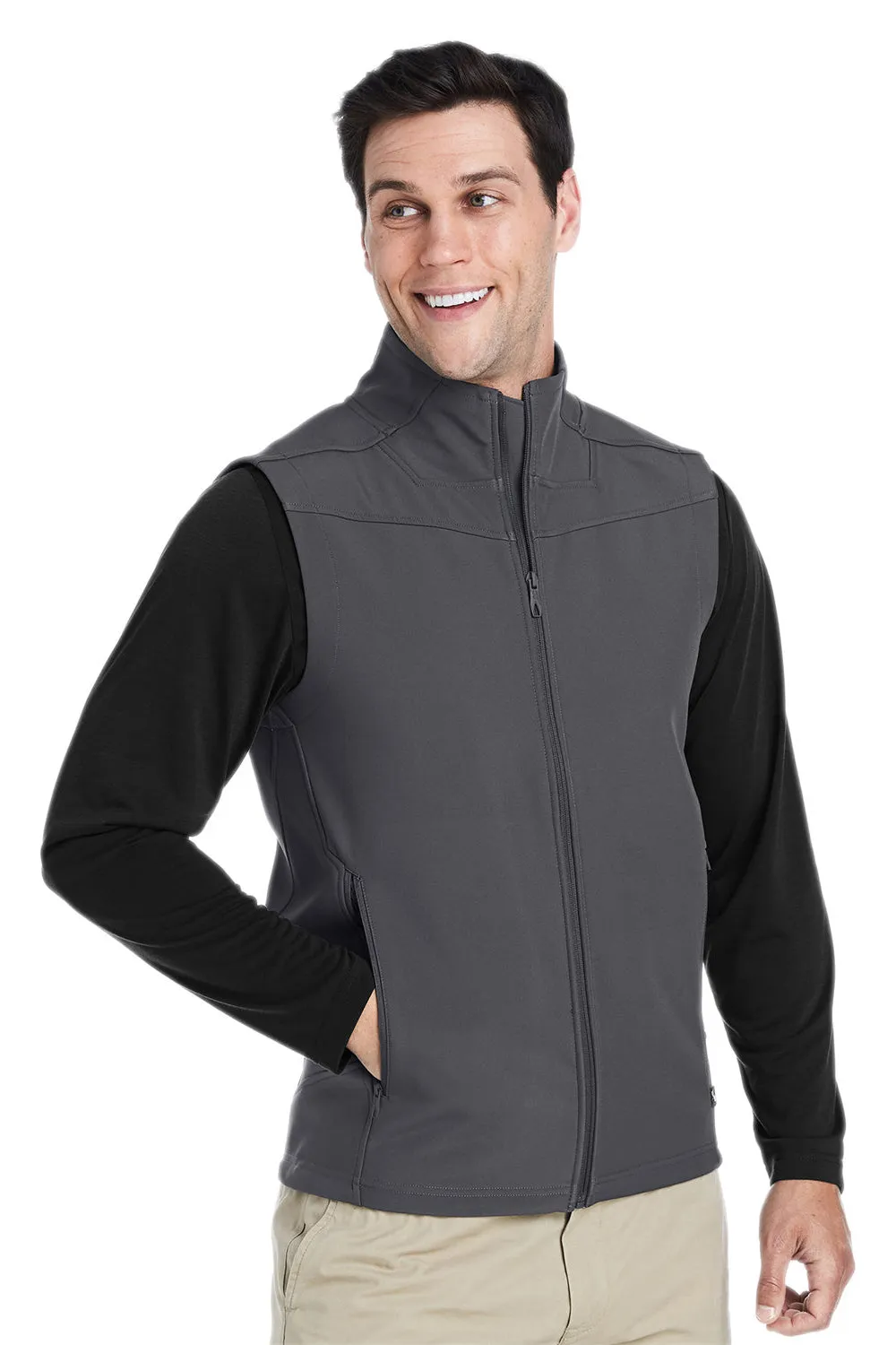 Spyder Mens Touring Full Zip Vest - Polar Grey