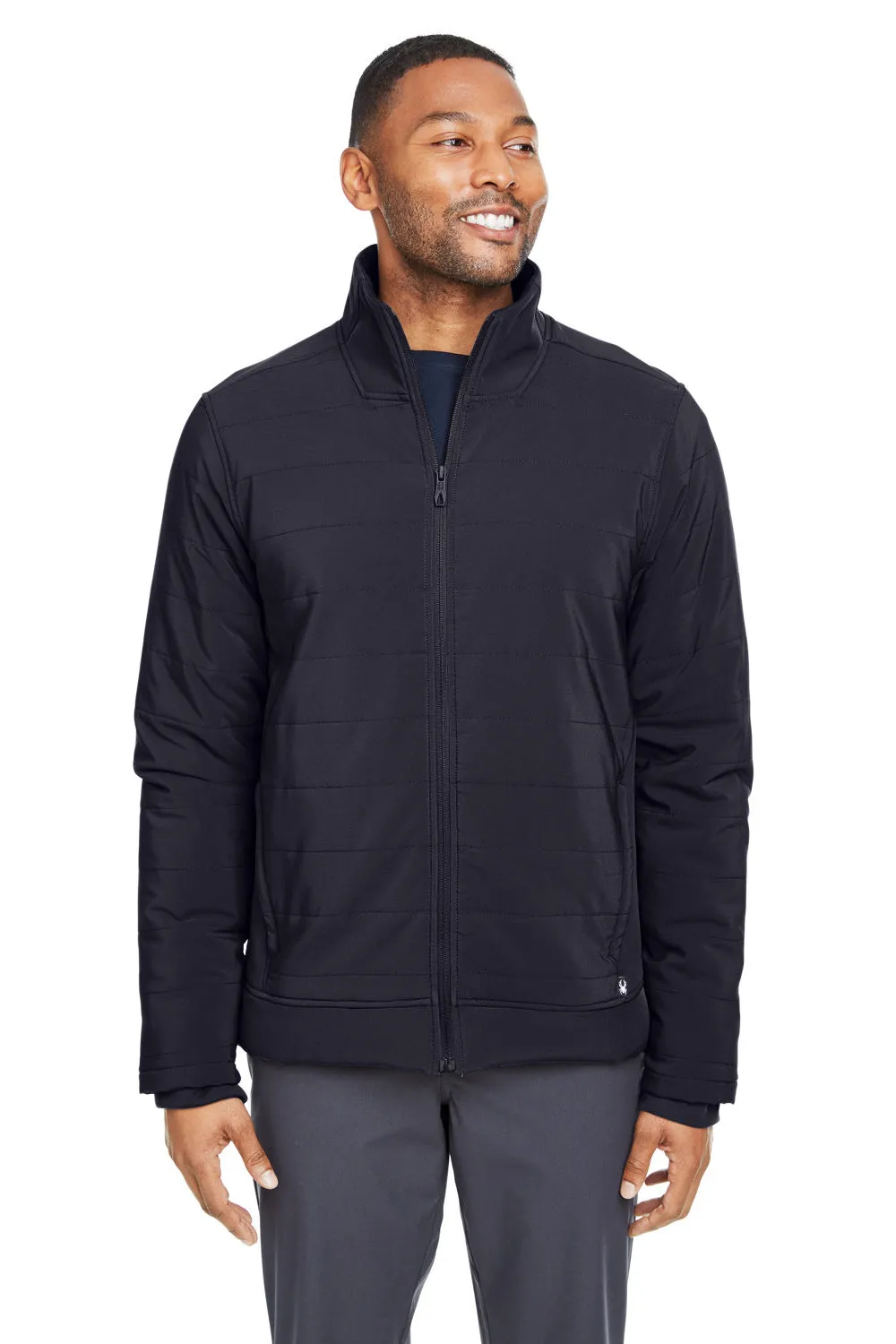 Spyder Mens Transit Full Zip Jacket - Black