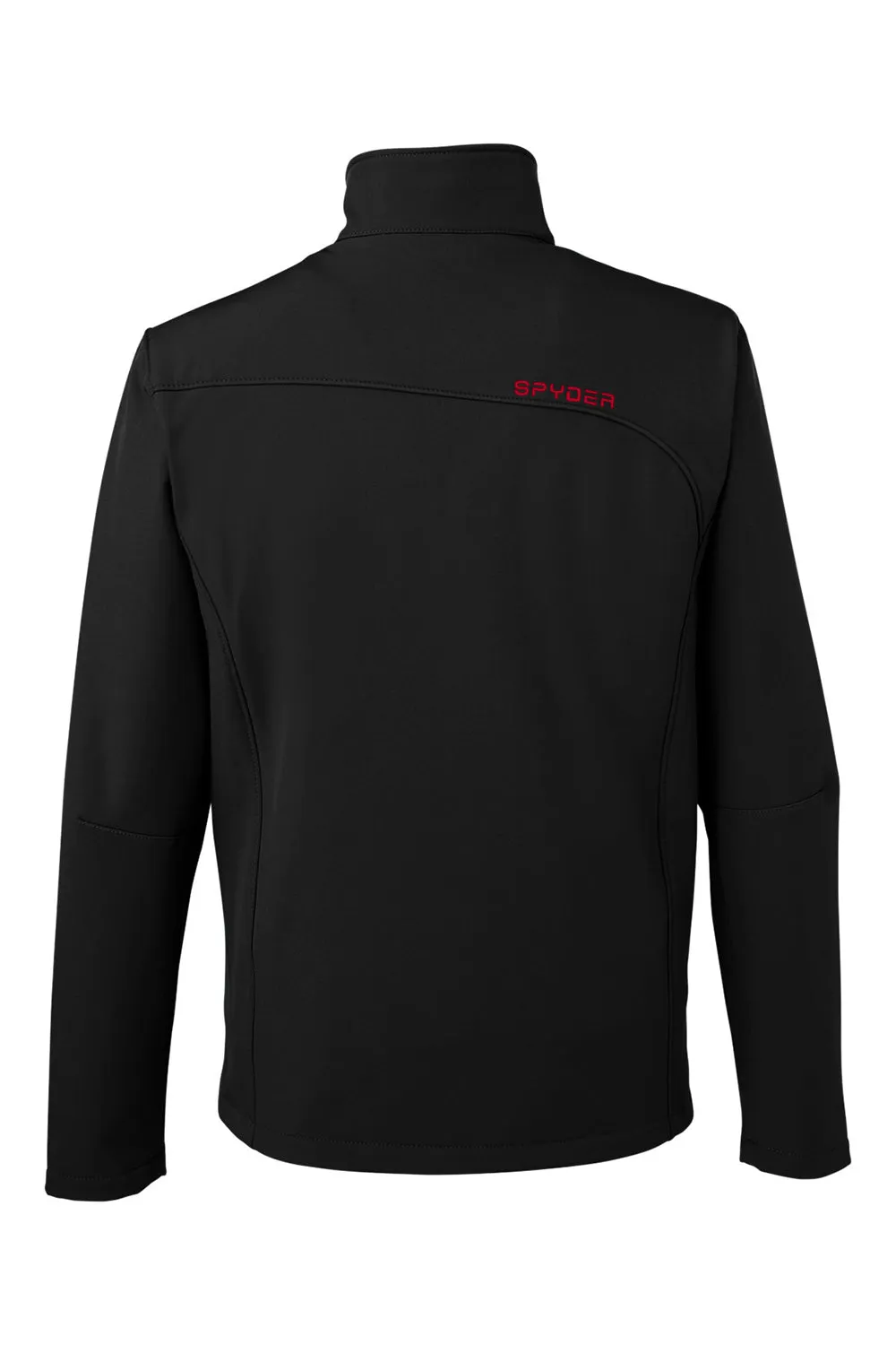 Spyder Mens Transport Full Zip Jacket - Black/Red