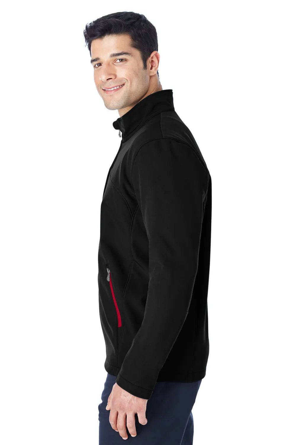 Spyder Mens Transport Full Zip Jacket - Black/Red