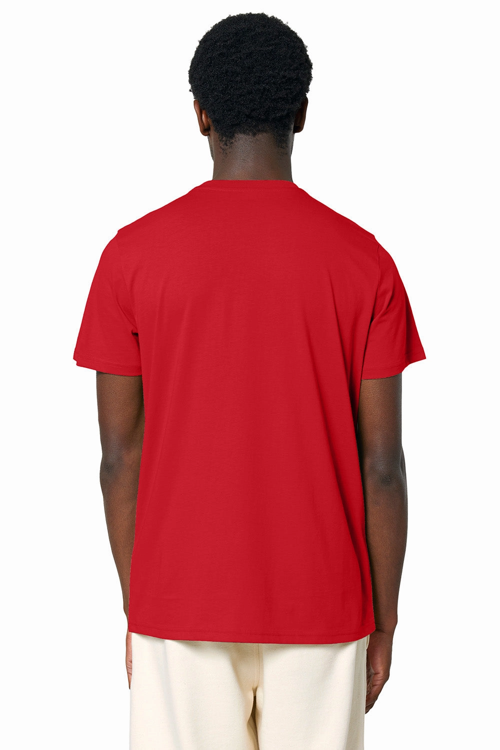 Stanley/Stella Mens Crafter Short Sleeve Crewneck T-Shirt - Red
