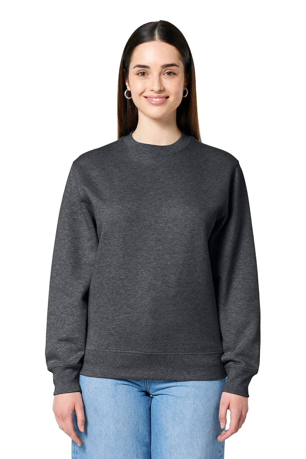 Stanley/Stella Mens Changer 2.0 Crewneck Sweatshirt - Heather Dark Grey