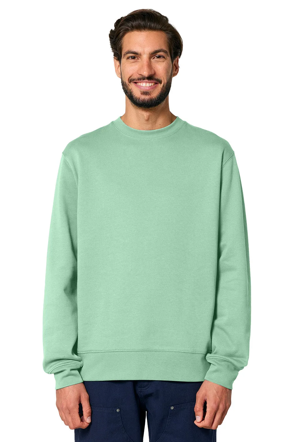 Stanley/Stella Mens Changer 2.0 Crewneck Sweatshirt - Misty Jade Green