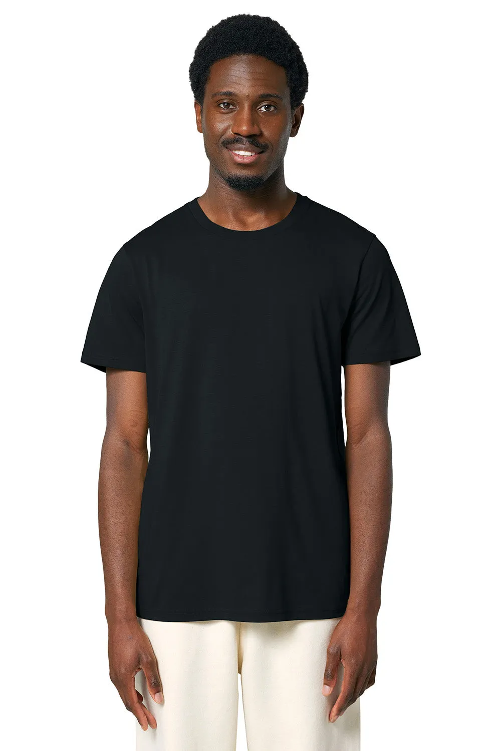 Stanley/Stella Mens Crafter Short Sleeve Crewneck T-Shirt - Black