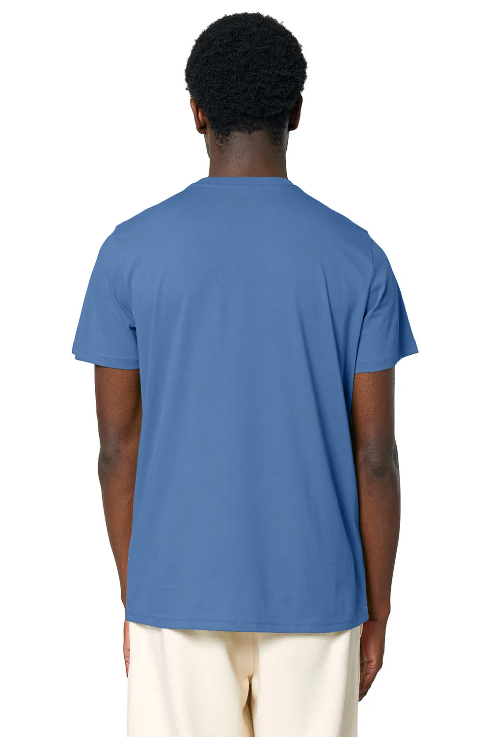 Stanley/Stella Mens Crafter Short Sleeve Crewneck T-Shirt - Bright Blue
