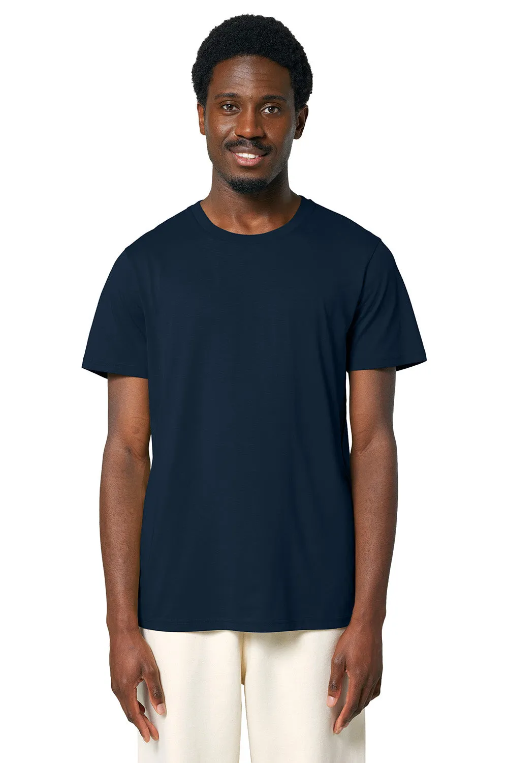 Stanley/Stella Mens Crafter Short Sleeve Crewneck T-Shirt - French Navy Blue