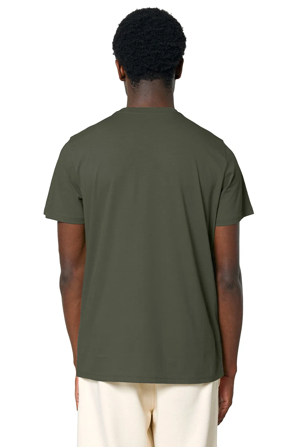 Stanley/Stella Mens Crafter Short Sleeve Crewneck T-Shirt - Khaki Green
