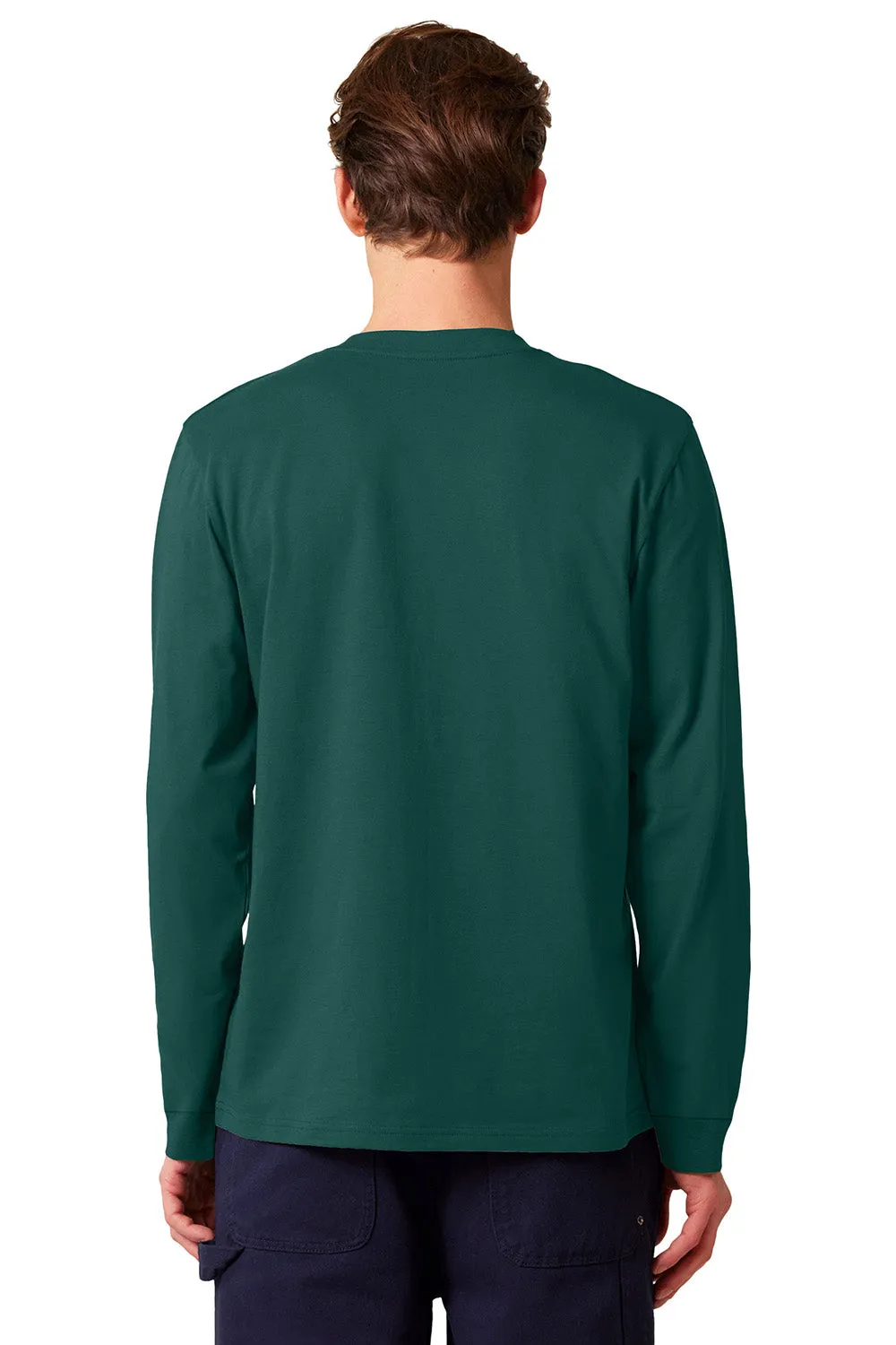 Stanley/Stella Mens Creator 2.0 Long Sleeve Crewneck T-Shirt - Glazed Green