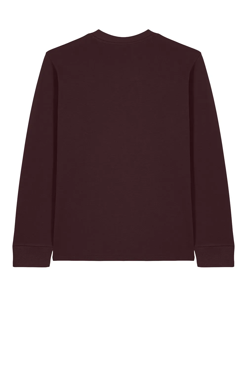 Stanley/Stella Mens Creator 2.0 Long Sleeve Crewneck T-Shirt - Red Brown