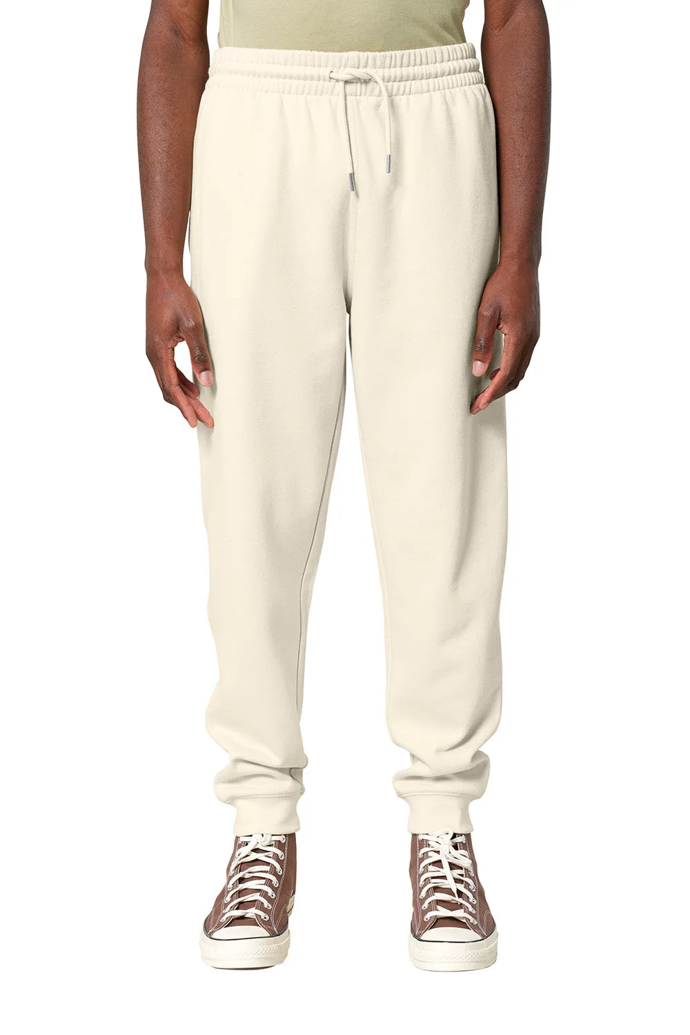 Stanley/Stella Mens Flyer Jogger Sweatpants w/ Pockets - Natural Raw