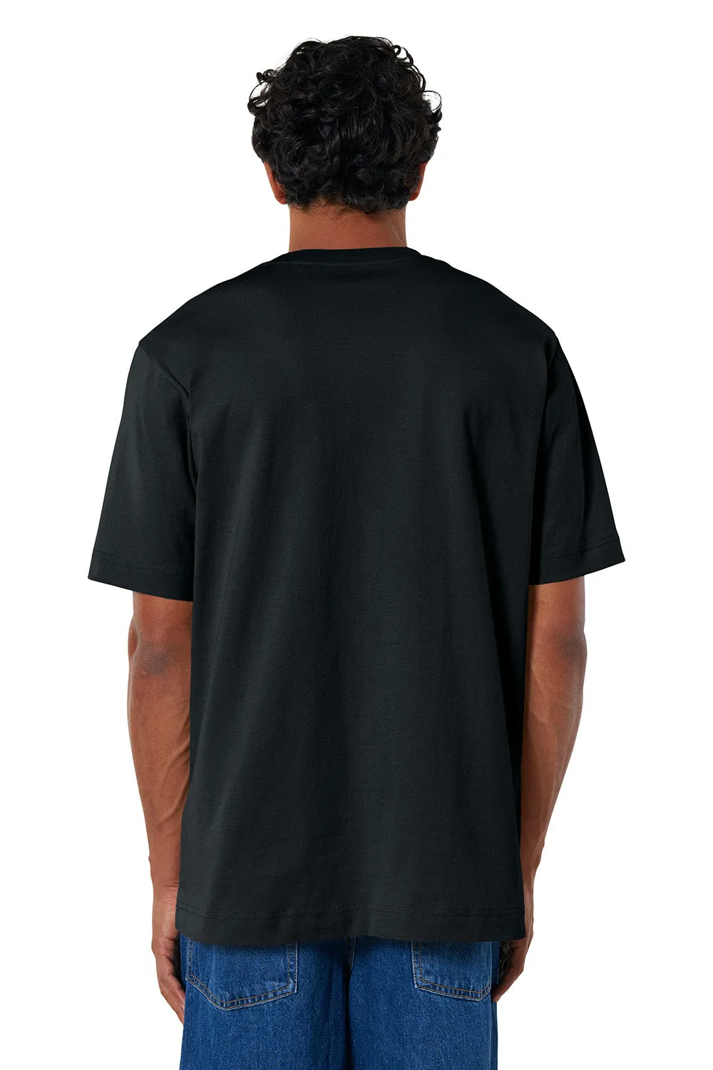Stanley/Stella Mens Freestyler Heavyweight Short Sleeve Crewneck T-Shirt - Black