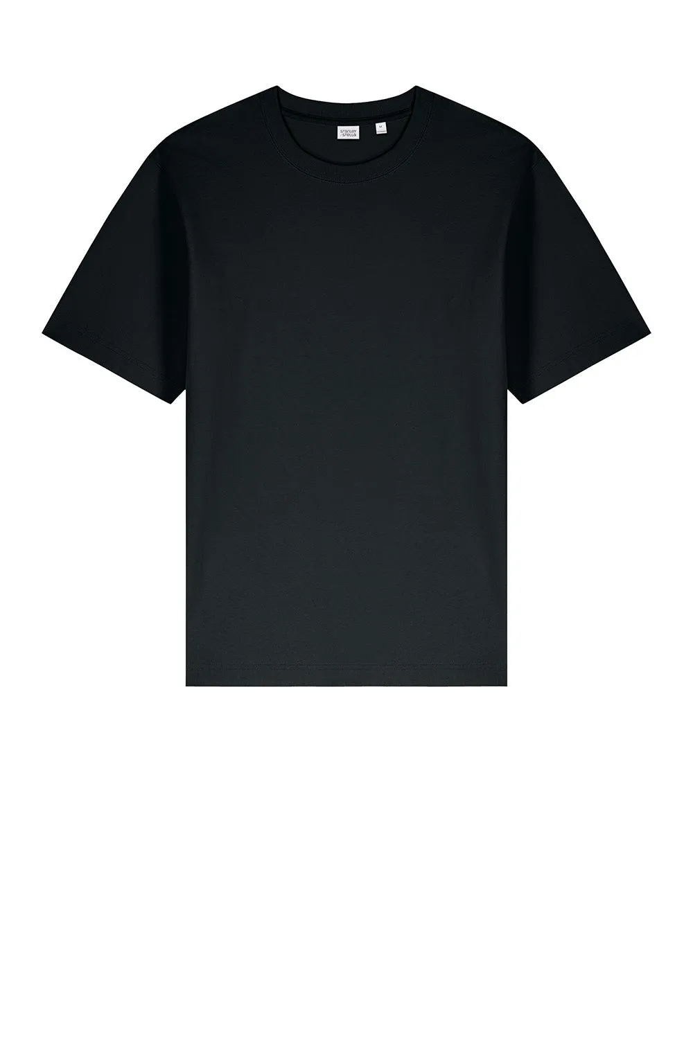 Stanley/Stella Mens Freestyler Heavyweight Short Sleeve Crewneck T-Shirt - Black