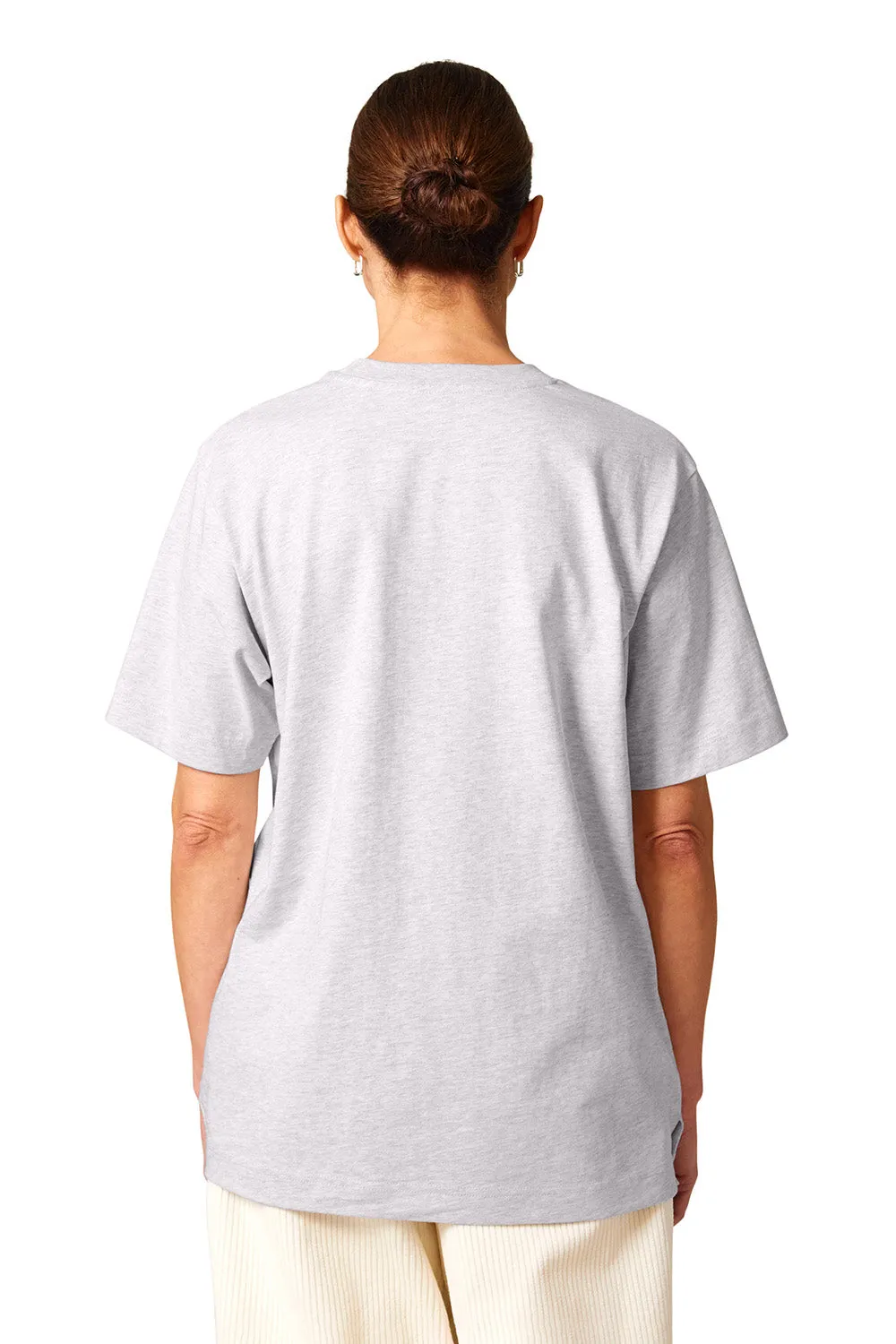 Stanley/Stella Mens Freestyler Heavyweight Short Sleeve Crewneck T-Shirt - Heather Cool Grey