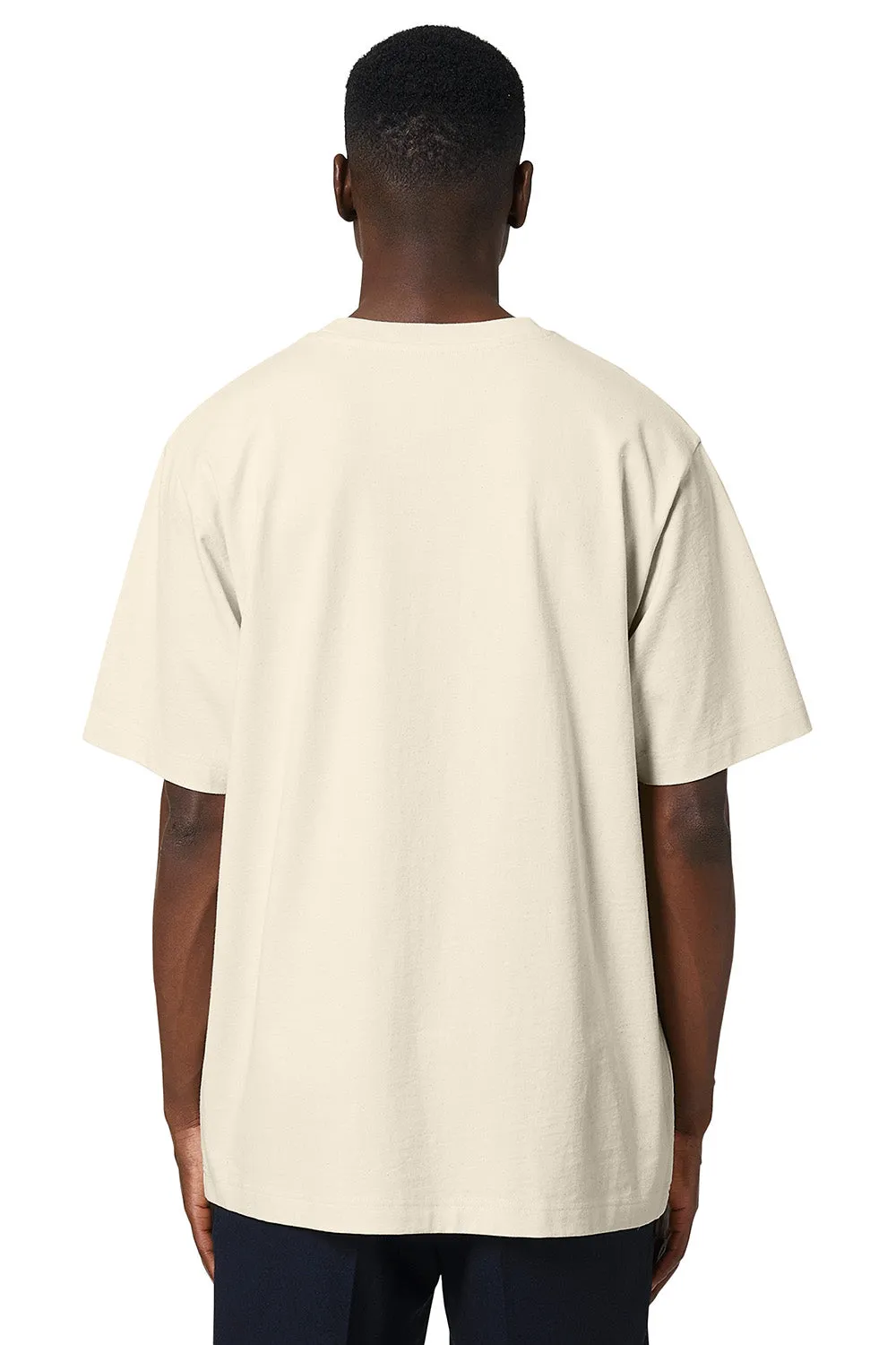 Stanley/Stella Mens Freestyler Heavyweight Short Sleeve Crewneck T-Shirt - Natural Raw