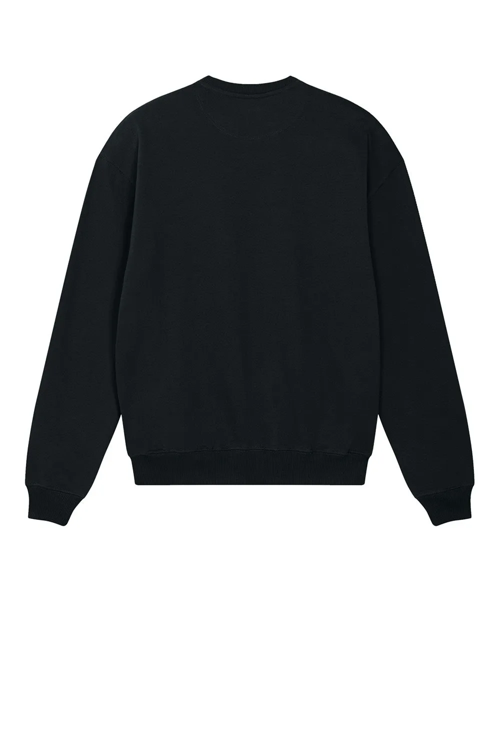 Stanley/Stella Mens Ledger Dry Crewneck Sweatshirt - Black