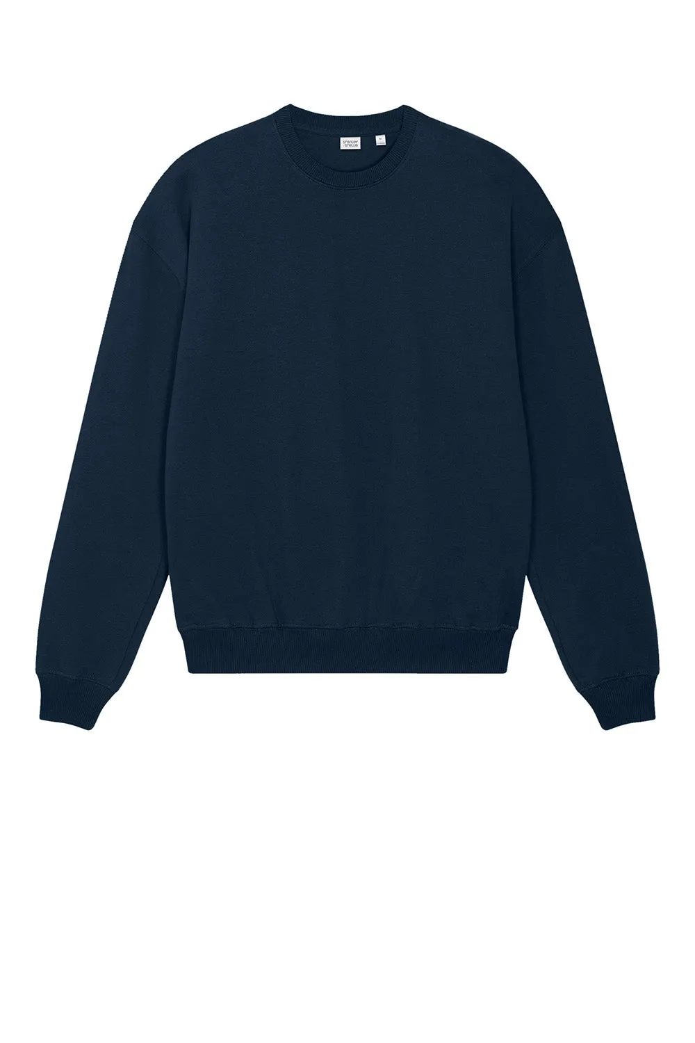 Stanley/Stella Mens Ledger Dry Crewneck Sweatshirt - French Navy Blue