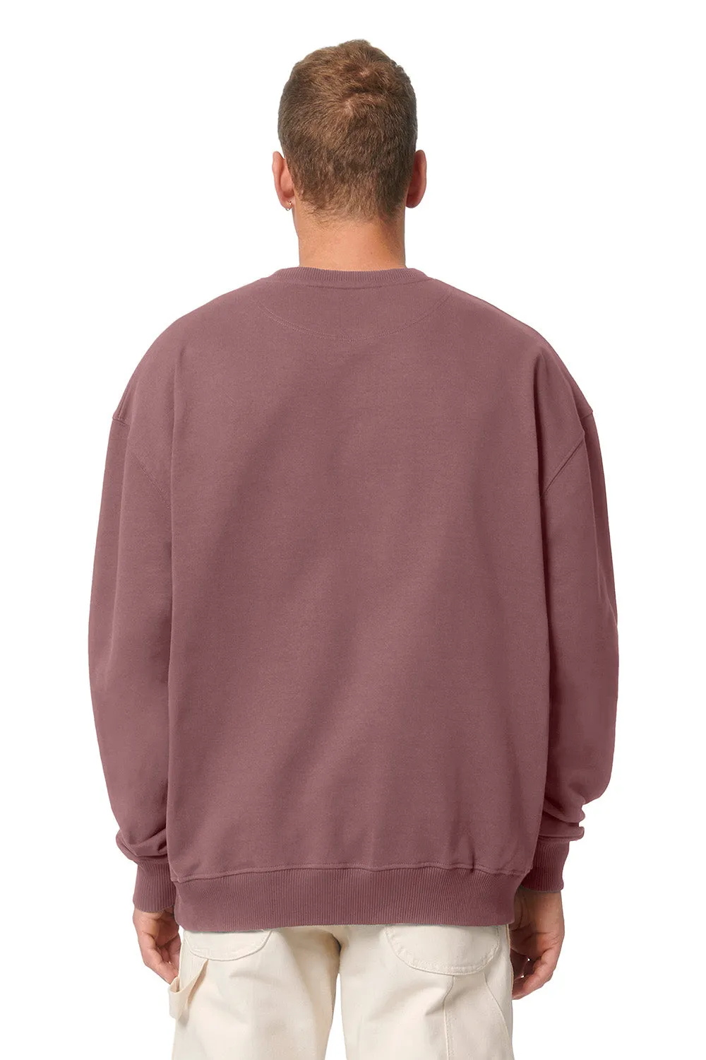 Stanley/Stella Mens Ledger Dry Crewneck Sweatshirt - Kaffa Coffee