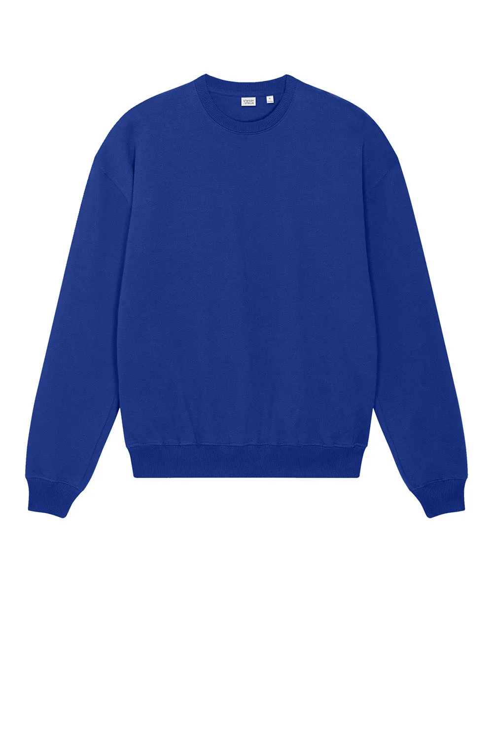 Stanley/Stella Mens Ledger Dry Crewneck Sweatshirt - Worker Blue