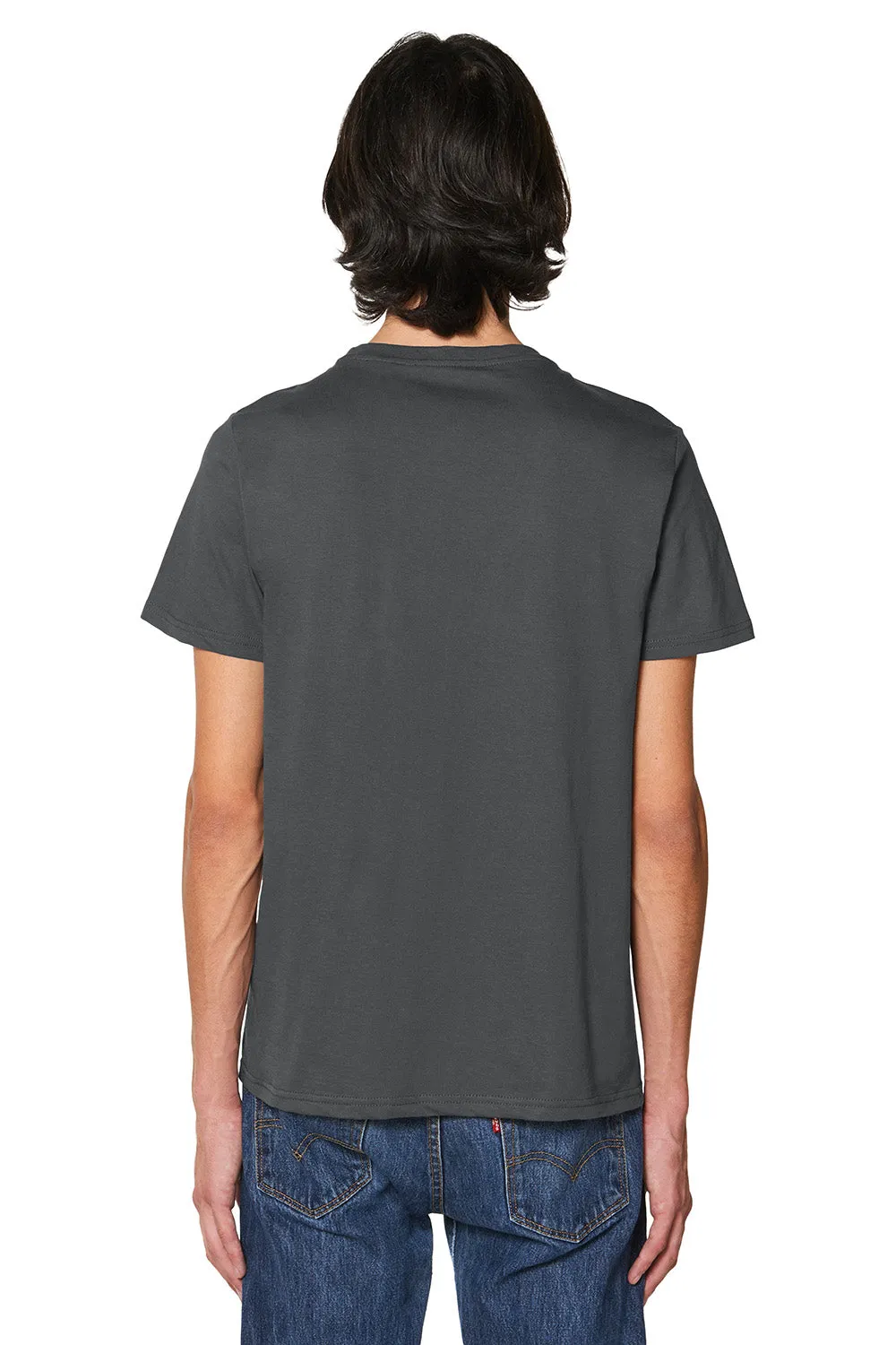 Stanley/Stella Mens Rocker Short Sleeve Crewneck T-Shirt - Anthracite Grey