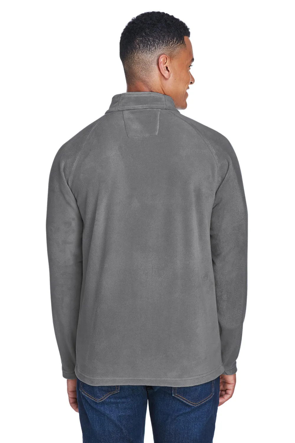 Team 365 Mens Campus Pill Resistant Microfleece Full Zip Jacket - Graphite Grey