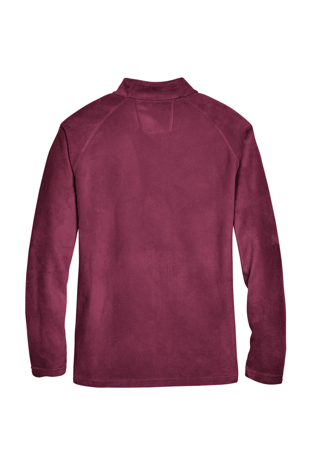 Team 365 Mens Campus Pill Resistant Microfleece Full Zip Jacket - Maroon