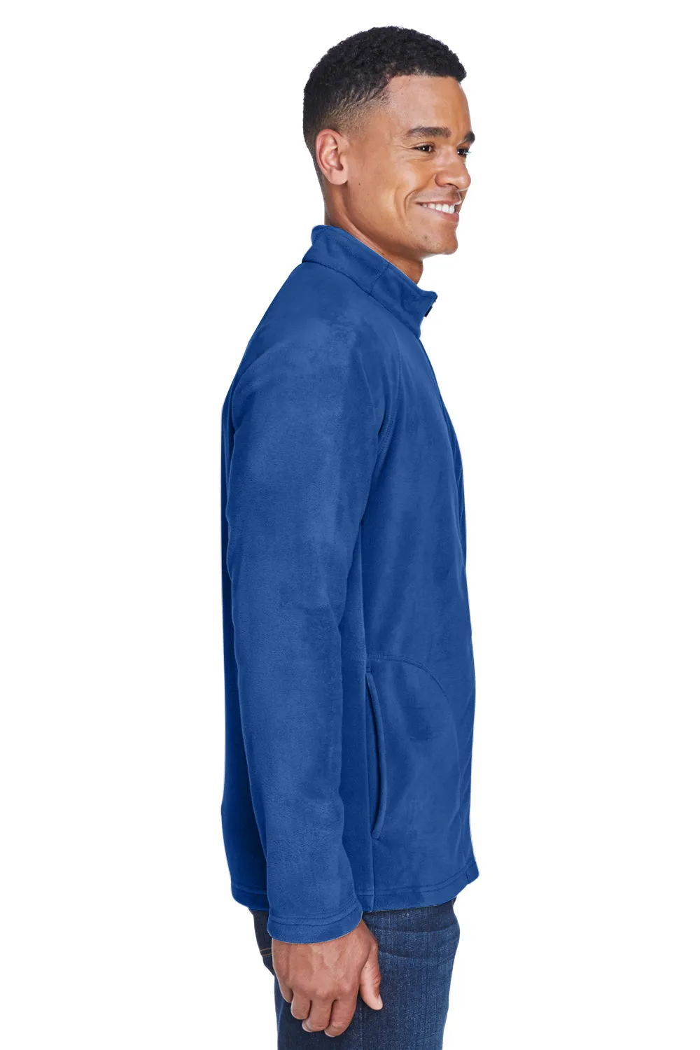 Team 365 Mens Campus Pill Resistant Microfleece Full Zip Jacket - Royal Blue
