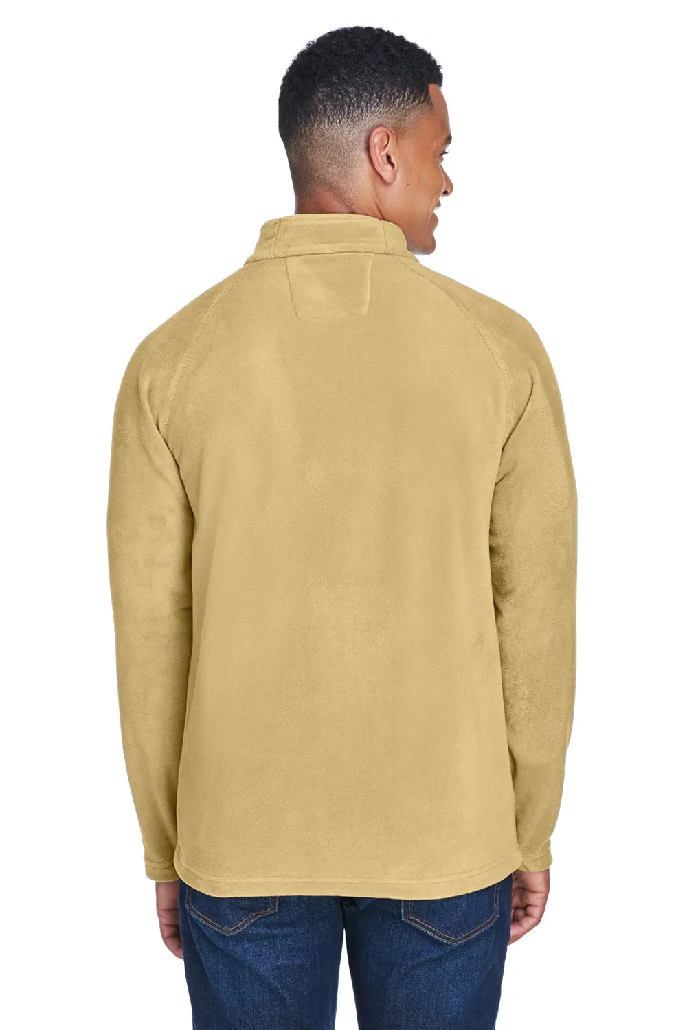 Team 365 Mens Campus Pill Resistant Microfleece Full Zip Jacket - Vegas Gold