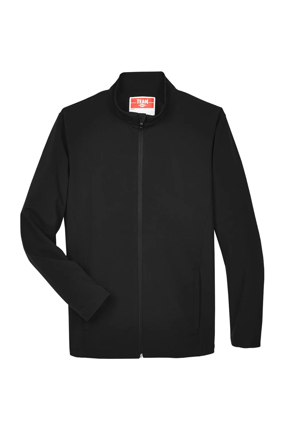 Team 365 Mens Leader Windproof & Waterproof Full Zip Jacket - Black