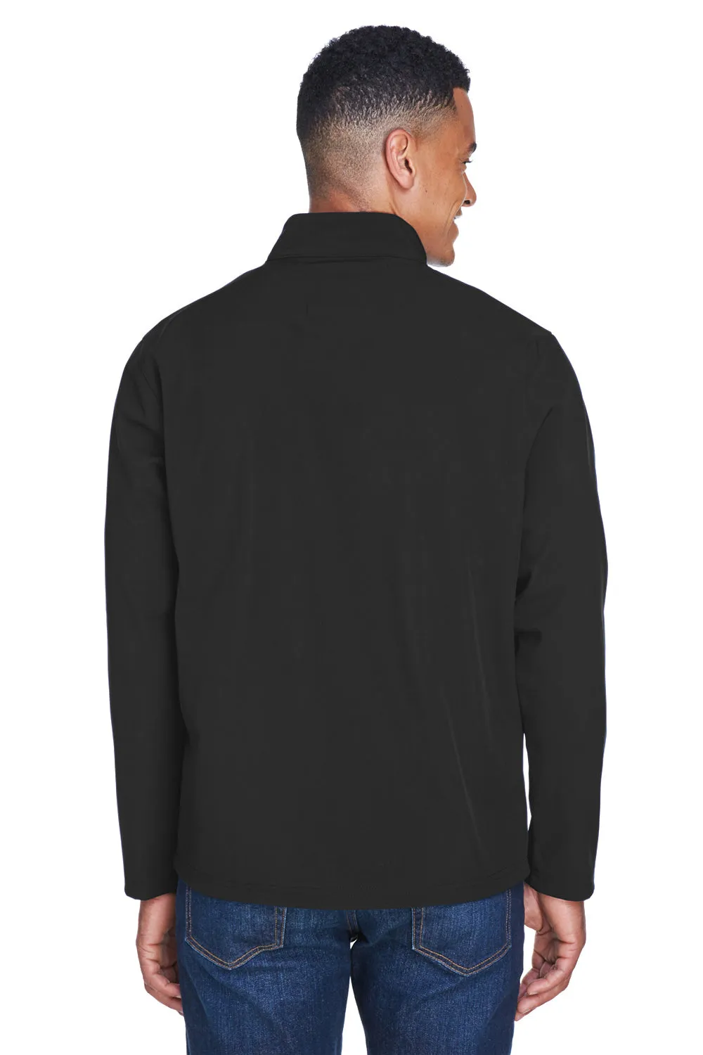 Team 365 Mens Leader Windproof & Waterproof Full Zip Jacket - Black