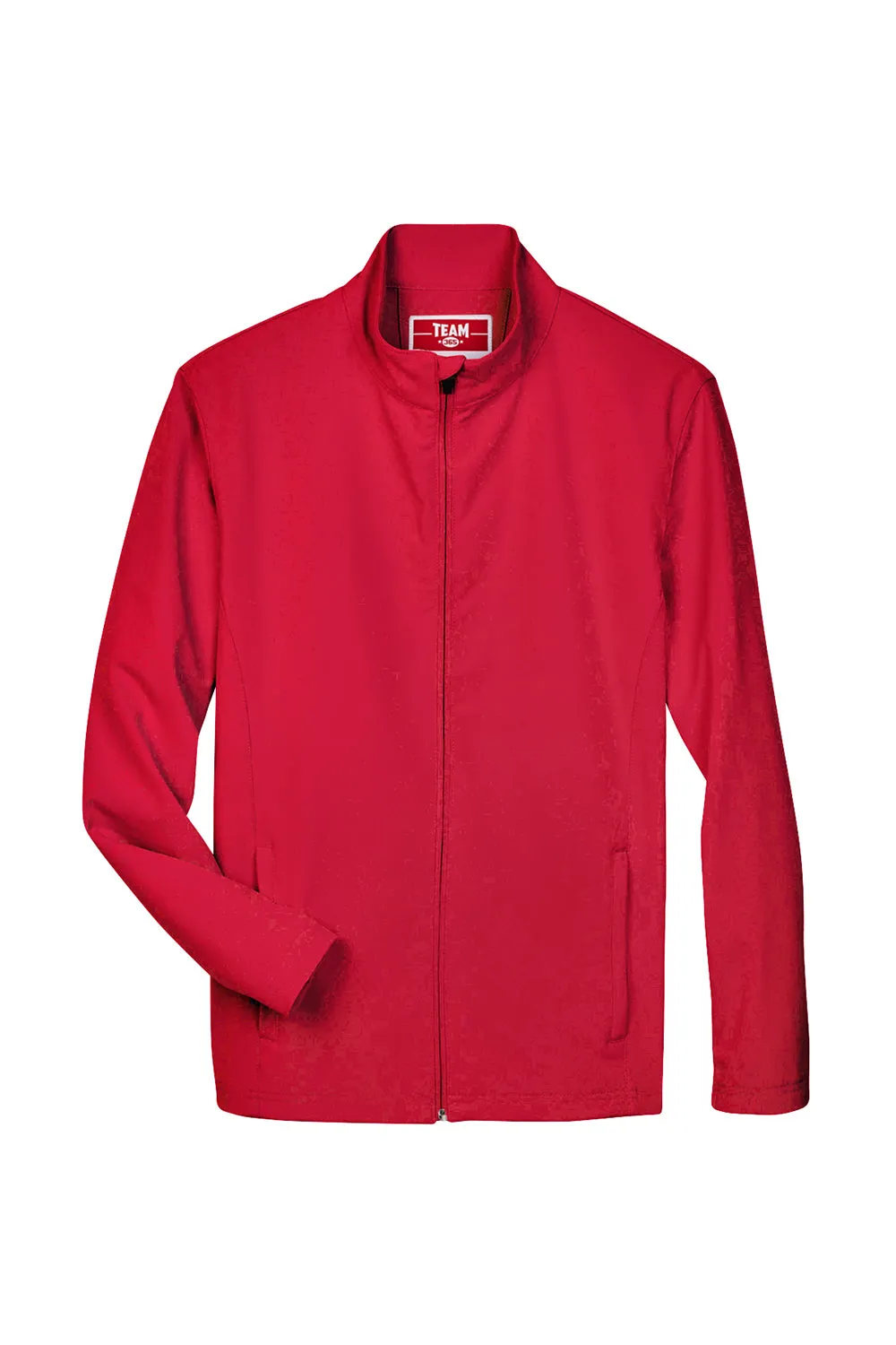 Team 365 Mens Leader Windproof & Waterproof Full Zip Jacket - Red