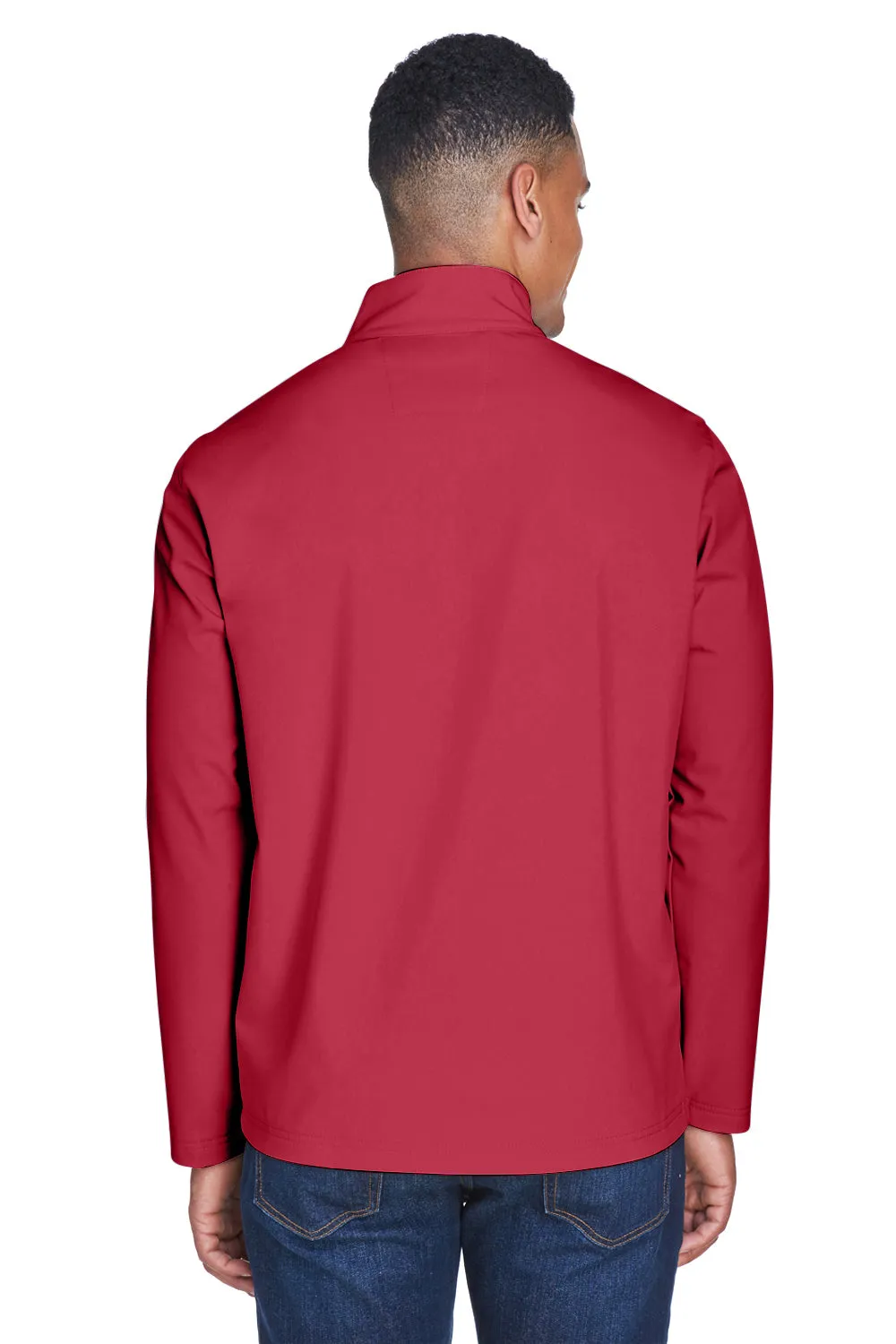 Team 365 Mens Leader Windproof & Waterproof Full Zip Jacket - Scarlet Red