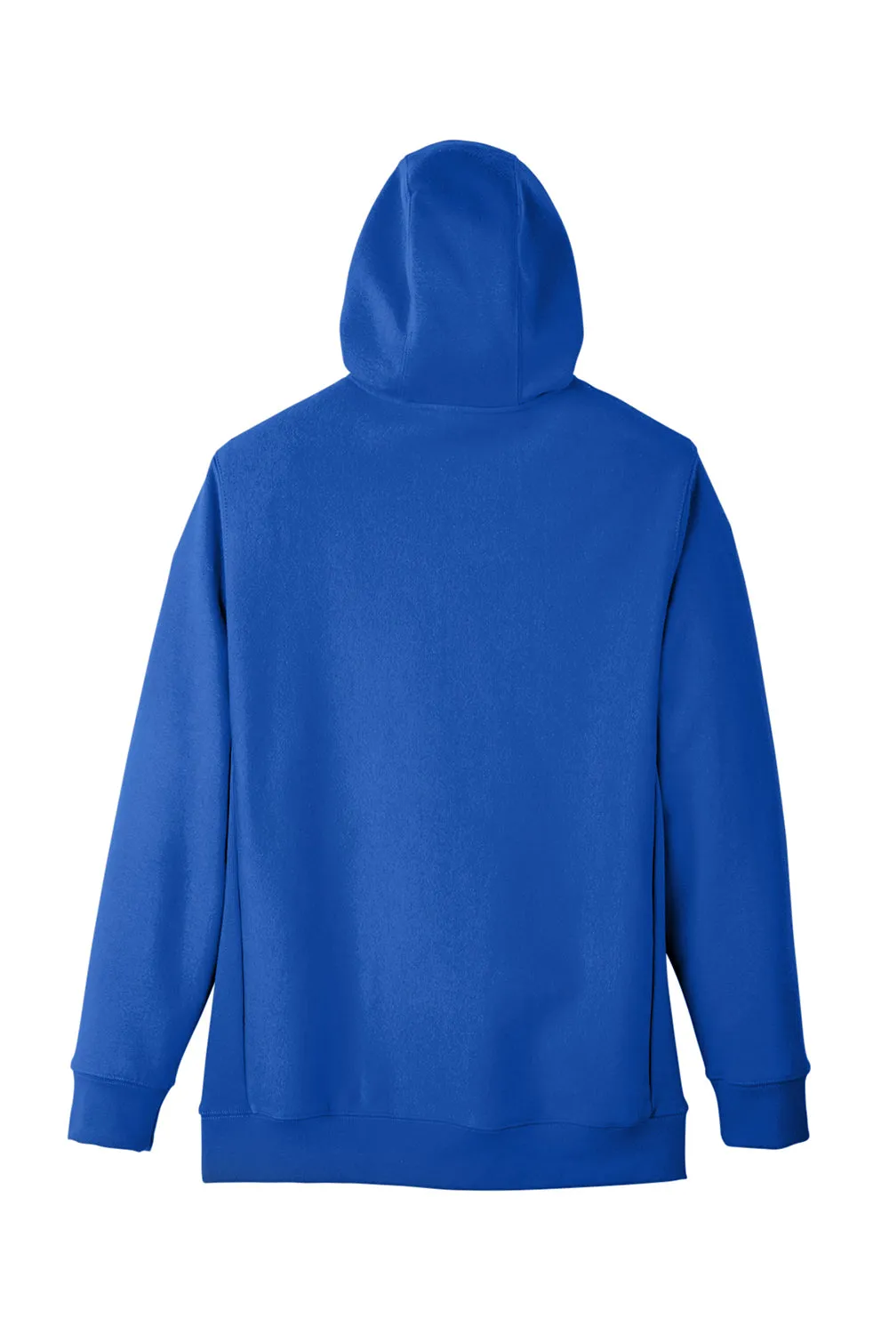 Team 365 Mens Zone HydroSport Fleece Water Resistant Full Zip Hooded Sweatshirt Hoodie w/ Pockets - Royal Blue