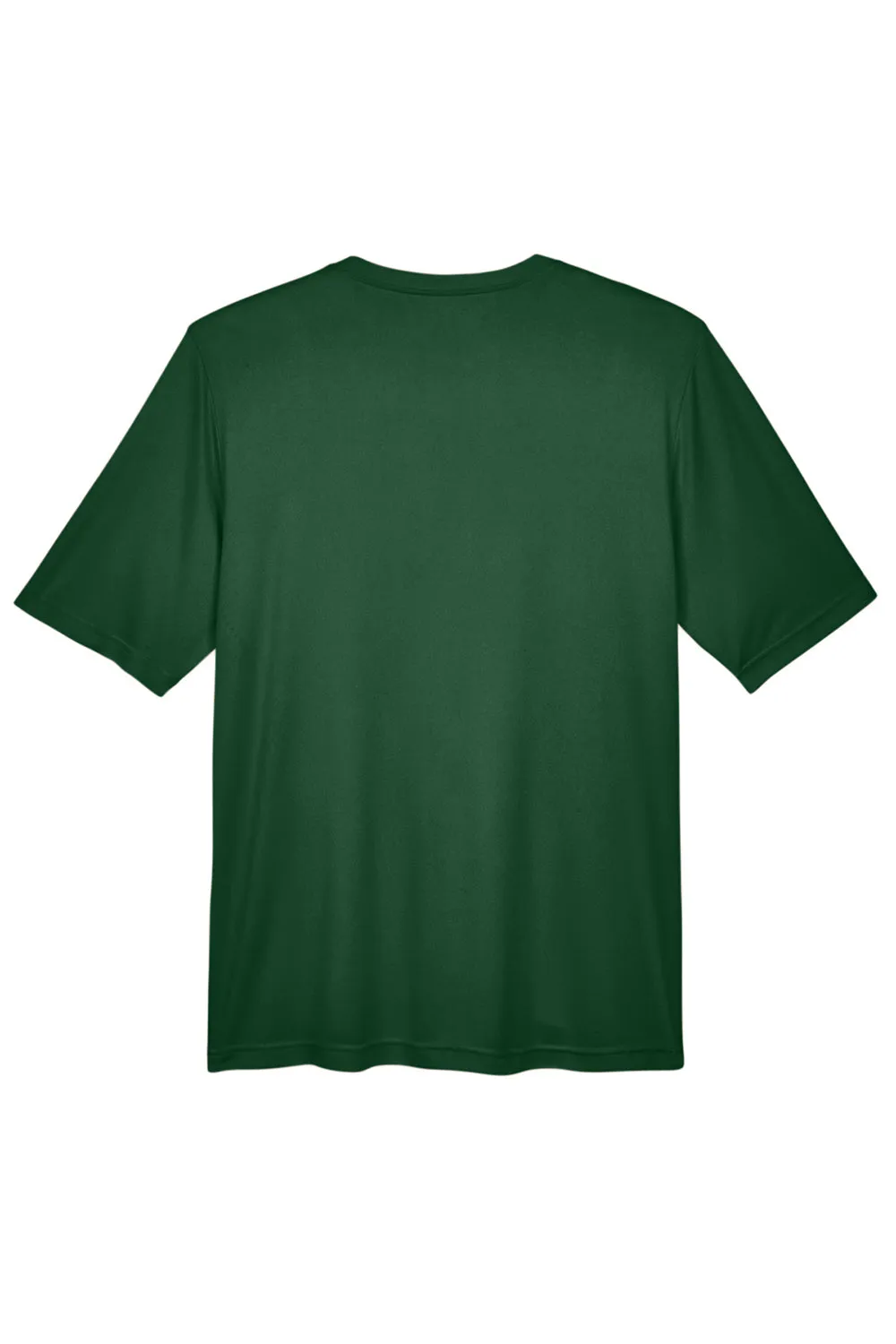 Team 365 Mens Zone Performance Moisture Wicking Short Sleeve Crewneck T-Shirt - Dark Green